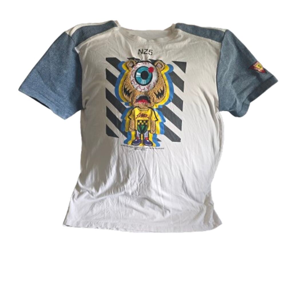 Savage Bear Patchwork Graphic Tee | Large
